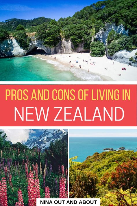 Have you been looking for your next digital nomad hub? Or a place to settle as an expat? Find out if New Zealand is the best place for you. Check out my pros and cons on living in New Zealand, based on my own experience moving to New Zealand with no preparation. Find out how to get a job, what their healthcare system is like, and why the weather isn't always a dream. Ultimately, it was right for me. Will it be right for you? New Zealand | Living in | Expat Life | Digital Nomad New Zealand Itinerary, New Zealand Travel Guide, Paradise Falls, Moving To New Zealand, Living In New Zealand, Moving Overseas, Christchurch New Zealand, Get A Job, Expat Life