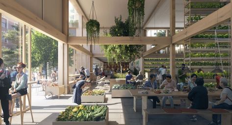 Urban Farming Design, Elderly Architecture, Urban Farming Architecture, Co Housing, Urban Village, Urban Agriculture, Viborg, Global Home, Solange Knowles