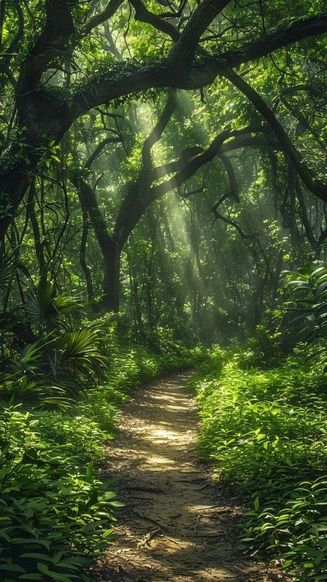 Path Through Forest, Fairies In The Woods, Beautiful Woods Forests, Pathway In Forest, Dappled Light Forest, Forest Scenery Photography, Forest Aesthetic Bright, Deep Woods Aesthetic, Forest Asthetics Photos