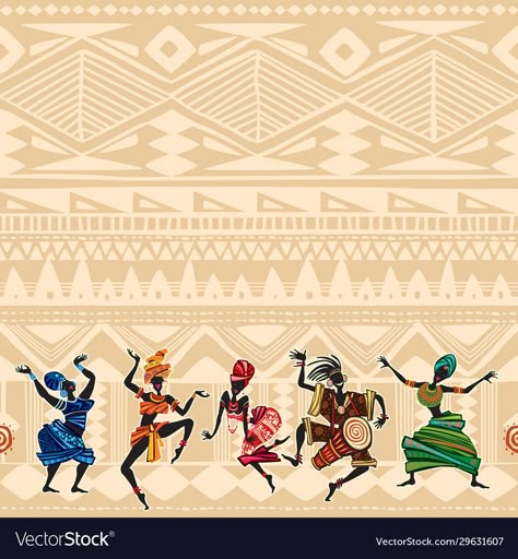 African Culture Background, African Motifs Pattern, African Background Design, Africa Art Design Pattern, Dance Background Design, Afro Background, African Pattern Art, African Background, African Illustration