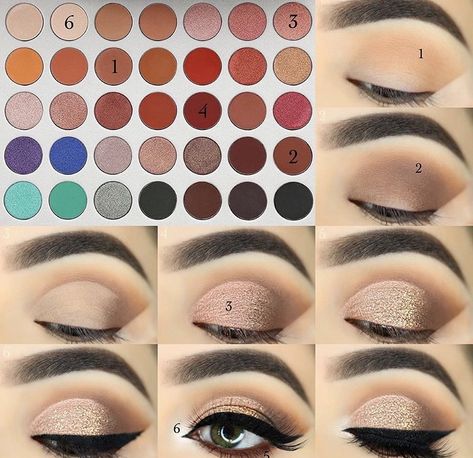 Jaclyn Hill Neutral Palette Looks, Morphe Palette Looks, Jaclyn Hill Makeup, Revolution Palette, Jaclyn Hill Eyeshadow Palette, Smokey Makeup, Sparkly Makeup, Makeup Pictorial, Morphe Palette