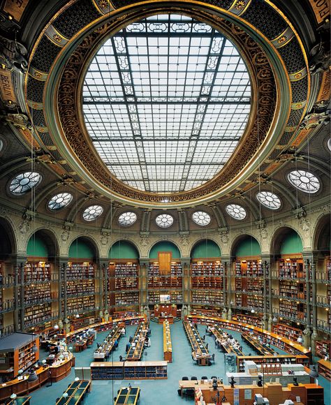 World Library, Dream Library, Beautiful Library, College Library, National Library, Home Libraries, France Paris, Reading Room, Book Nooks