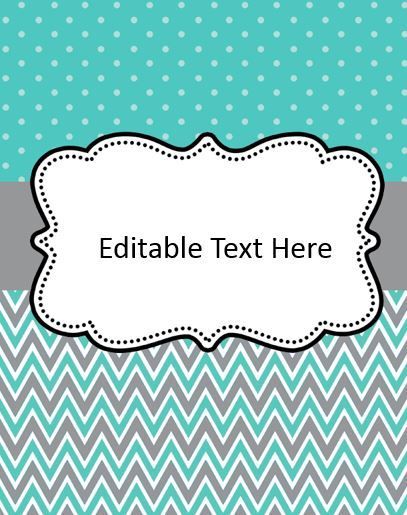 Editable Binder Cover Freebies | Print Perfect | Pinterest Binder Spine Labels, Binder Covers Free, Binder Labels, Binder Cover Templates, Binder Covers Printable, Family Binder, Binder Cover, Teacher Binder, Cover Templates