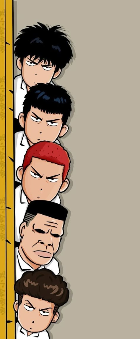 Slam Dunk Wallpapers Iphone, Shohoku Slam Dunk Wallpaper, Slamdunk Wallpaper, Slam Dunk Wallpapers, Hydro Stickers, Basketball Pattern, Slam Dunk Manga, Slam Dunk Anime, Best Stickers