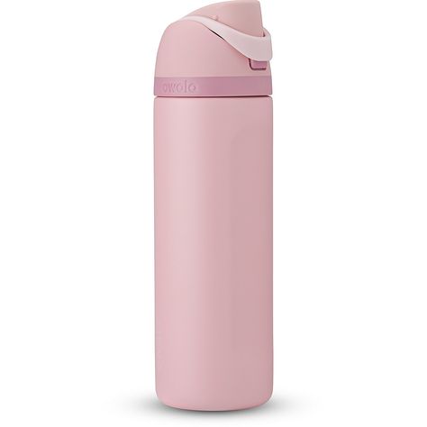 Owala FreeSip 24oz Stainless Steel Water Bottle | Academy Owala Water Bottle Rose Quartz, Pink Owala Bottle, Pink Owala Water Bottle, Owala Water Bottle, School Wishlist, Pink Products, Trendy Water Bottles, Rose Quartz Color, Teen Christmas Gifts