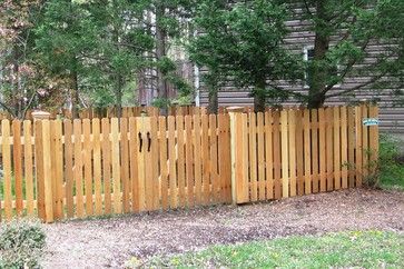 Lake priority Dog Ear Picket Fence, Dog Ear Fence, Wood Picket Fence, Cedar Posts, Post Caps, Fencing Ideas, Post Cap, Dog Ear, Picket Fence