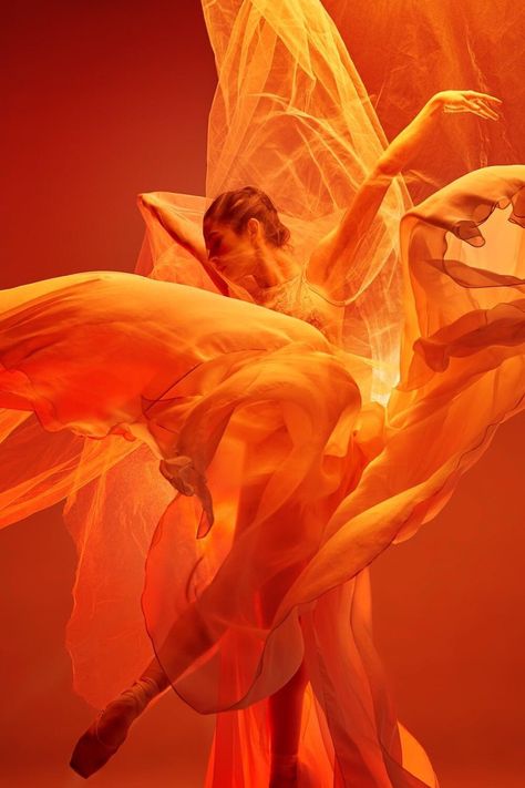 Fire Inspired Fashion, Dance Fashion Editorial, Moving Photography, Fire Woman, Silk Dancing, Dancing Lights, Dance Magazine, Still Life Pictures, Fall Shoot