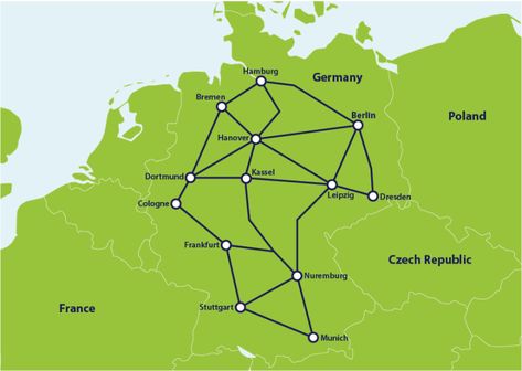 Germany By Train | Germany Train Routes | Eurail.com Rome In December, Places To Visit In Germany, Train Timetable, Eurostar Train, Eurail Pass, Train Map, German Travel, Train Route, Germany Map