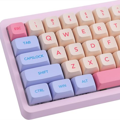 Upgrade your keyboard with these adorable 132 Keys Marshmallow Keycaps! 🌈✨ Add a touch of whimsy to your setup with these sweet and colorful keycaps. Perfect for gamers and typists alike! 😍💻 Cute Keycaps, Custom Keycaps, Unique Key, Keycap Set, Candy Theme, Key Cap, Keyboard Accessories, Key Caps, Gaming Room Setup