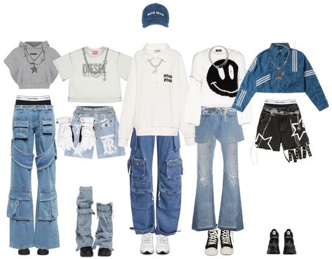 Teeslooks on ShopLook | The easiest way to find the perfect outfit Star Outfit, Buffalo London, Bts Inspired Outfits, Casual Trends, The Attico, Boy Group, Outfit Maker, Kpop Boy, Kpop Outfits