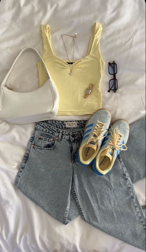 Pac Sun Outfits, Makima Aesthetic, Sun Outfits, Fits Clothes, Yellow Outfit, Lazy Outfits, Pinterest Outfits, Cute Everyday Outfits, Outfits Aesthetic