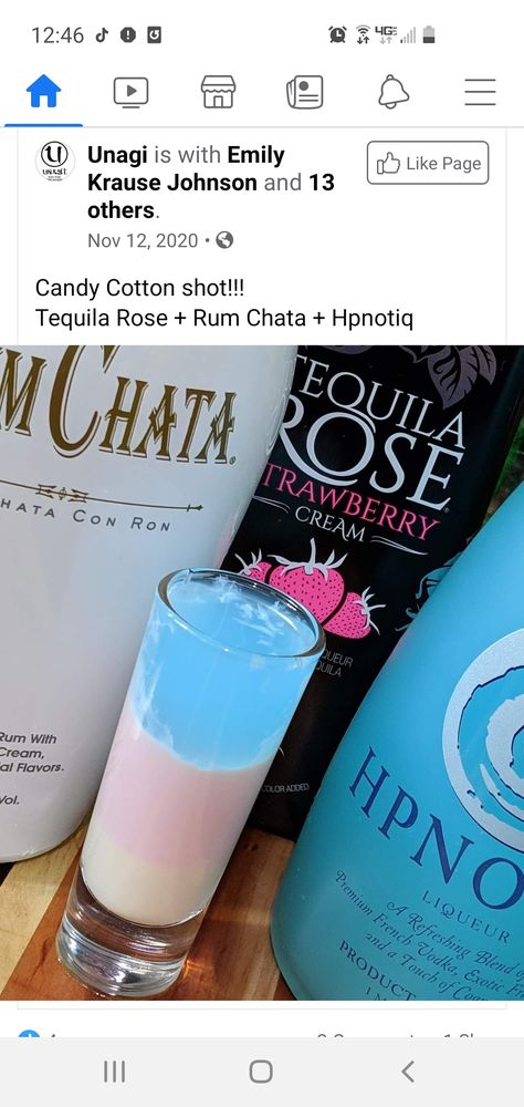 Liquor Drinks Party, Rum Chata, Tequila Rose, Candy Cotton, Fun Drinks Alcohol, Pretty Alcoholic Drinks, Alcholic Drinks, Party Drinks Alcohol, Drinks Party