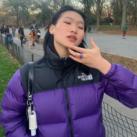 The North Face 1996 Retro Nuptse Puffer Jacket in Purple Purple North Face Vest, North Face Puffer Jacket Outfit Women, North Face Puffer Jacket Purple, Puffer Jacket Outfit Women, North Face Puffer Jacket Outfit, 1996 Nuptse Jacket, Purple North Face, The North Face 1996 Retro Nuptse, The North Face Puffer Jacket