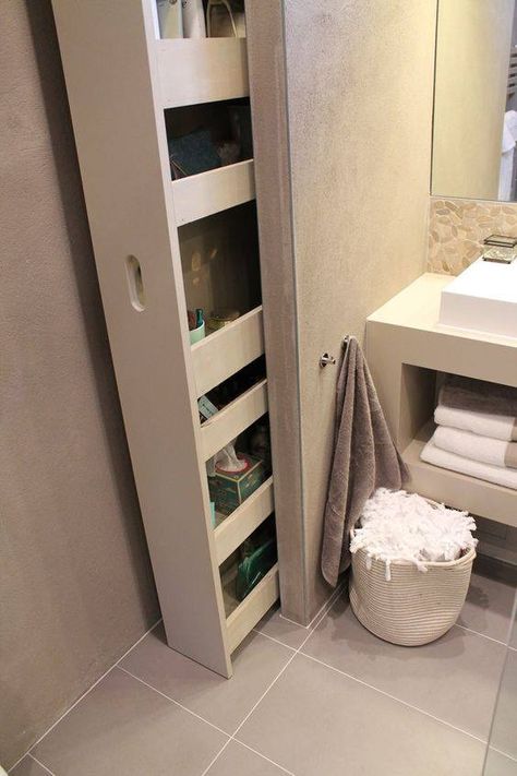 35 Toilet Storage Ideas to Organize Your Bathroom | Space-Saving Solutions 7 Over Toilet Built In Storage, Around The Toilet Storage, Built In Storage Above Toilet, Modern Over Toilet Storage, Toilet Plunger Storage Ideas, Behind Toilet Storage, Bathroom Towel Storage Ideas, Toilet Storage Ideas, Cool Toilets