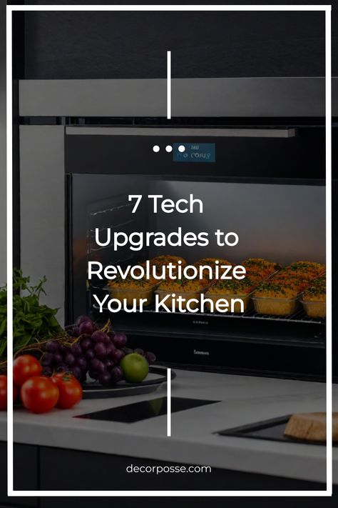 Discover the latest kitchen tech upgrades that will transform your cooking experience. From smart ovens to voice-activated appliances, these gadgets will revolutionize the way you prepare meals. Plus, get a sneak peek at 10 innovative kitchen cabinetry trends that are transforming homes in 2023. Kitchen Appliances Ideas, Kitchen Appliance Trends, Smart Kitchen Ideas, Smart Kitchen Technology, High Tech Kitchen, Smart Home Ideas, Modern Luxury Kitchen, Kitchen Innovation, Kitchen Tech