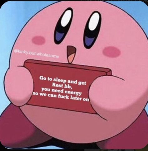 Kirby Meme, Love Wholesome, Hug Meme, I Want A Hug, Meme Love, Kirby Memes, Inappropriate Thoughts, I'm Tired, Cute Messages