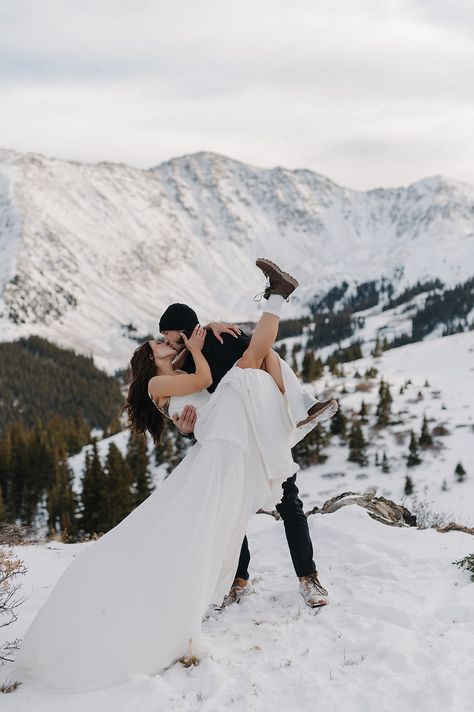 Winter Elopement. Winter elopement photography. Destination wedding. Happily ever after. Small wedding. Winter wonderland wedding. Reading vows to each other. Husband and wife. They said I Do. Natural light photography. Wedding day details. Winter wedding 2024. Winter wedding ideas. Snowy wedding ideas. Snowy wedding poses. Ski Lodge Wedding Winter, Norway Elopement, Snow Elopement, Winter Wedding Photo Ideas, Snowy Mountain Wedding, Snow Wedding Photos, Winter Wedding Pictures, Winter Elopement Ideas, Ski Lodge Wedding