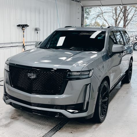 2021 Cadillac Escalade ESV cleaned up with our Southern Shine Special. We are in shop & mobile. Ask about us coming to your home, work or gym. Paint Correction / Interior & Exterior Details / Ceramic Coating There's no better SHINE than a Southern Shine!✨ #gardenhosepimpin #brentwoodtn #carlifestyle #iglfamily #hustleseason #southernshinespecial #tryandkeepup Cadalic Escalade, Big Suv Car, 2023 Luxury Suv, Suv Cars Aesthetic, Big Cars Luxury, Cars For Moms, Cadillac Escalade Interior, 2023 Cadillac Escalade, Mom Cars