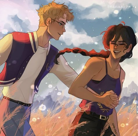 Jason Grace And Reyna Fanart, Reyna And Jason Fanart, Jason And Reyna Fan Art, Reyna Fanart Pjo, Percy Jackson Fan Art Cute, Reyna Percy Jackson Fanart, Reyna X Jason, Jason X Piper Fanart, Percy And Jason Fanart