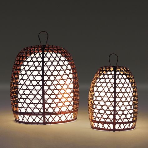 Woven Orb Lanterns Woven Lantern, Alexander Lamont, Wall Shelving Units, Unique Furniture Design, Copper Lantern, Brass Side Table, Modular Walls, Glass Side Tables, Led Lantern