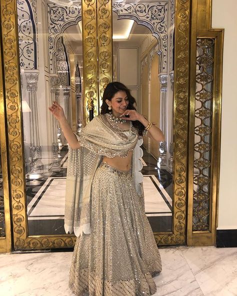 Hansika Motwani on Instagram: “And it was all magical ✨ • • • @begborrowstealstudio Outfit by @abhinavmishra_ Jewelelry by @aquamarine_jewellery” Glittery Lehenga, Lehenga Ideas, Sister Of The Bride, Bride Indian, Indian Bridesmaids, Indian Wedding Fashion, Bride Sister, Sister Outfits, Indian Lehenga