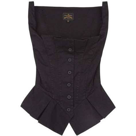 Vivienne Westwood Anglomania Cornflour Corset Top ($195) ❤ liked on Polyvore featuring tops, corsets, shirts, black, women, pleated top, corset tops, corset shirt, pleated shirt and button front shirt Harry Clarke, Vivienne Westwood Anglomania, Pleated Shirt, Shirts Black, Mode Inspo, Grace Kelly, Button Front Shirt, Looks Style, Dream Clothes