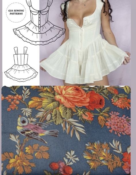 Hippie Dress Pattern, Handmade Closet, Short Dress Patterns, Crafts Sewing Projects, Make Your Own Clothes, Mooncake, Lace Outfit, Sewing Design, Diy Sewing Clothes