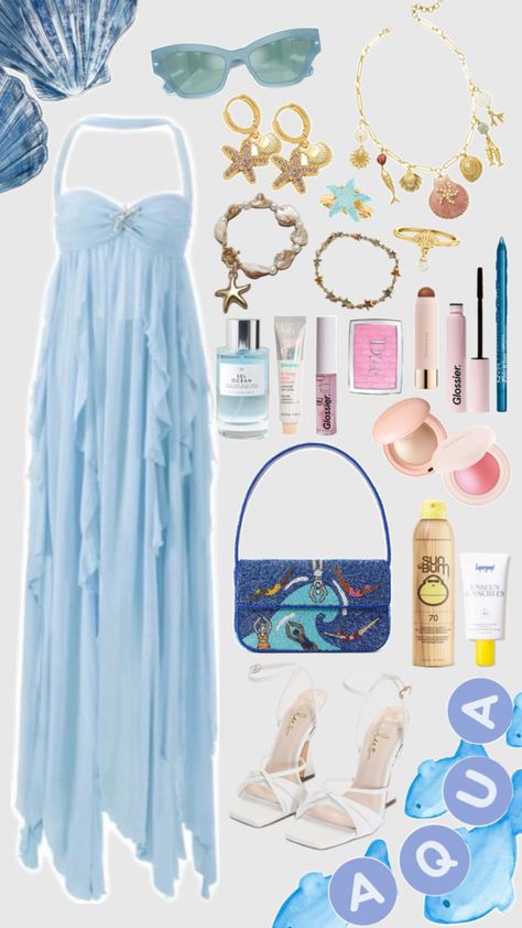 Aquamarine ocean outfit inspo Ocean Outfits, Aquamarine, Outfit Inspirations, Dress Outfits, Outfit Inspo