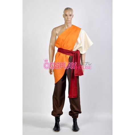 Avatar Aang Costume, Halloween Costumes Avatar, Storm Outfits, Aang Costume, Aang Cosplay, Avatar Halloween Costumes, Bender Costume, Avatar Costume, Bird Costumes