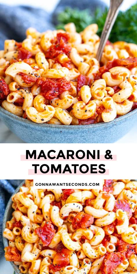 Macaroni And Tomatoes Mac N Cheese With Tomatoes, Noodles And Tomatoes Recipe, Tomato And Macaroni, Macaroni Side Dishes, Macaroni And Tomatoes Old Fashioned, Marzetti Recipes, Macaroni And Cheese With Tomatoes, Tomato Mac And Cheese, Tomato Macaroni