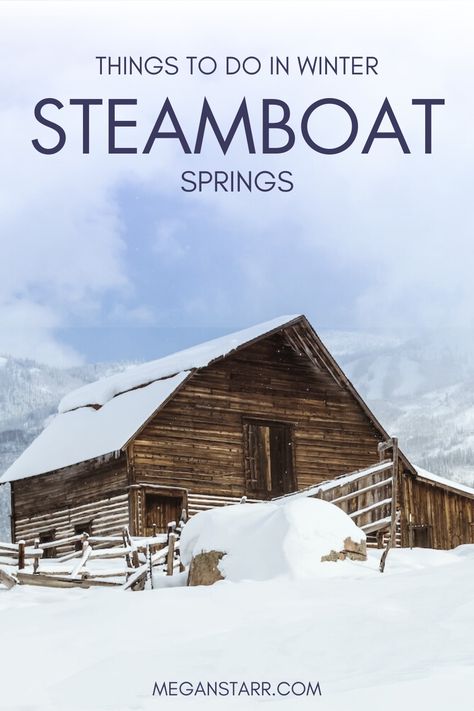 Steamboat Springs is your winter playground! Whether you’re skiing, snow tubing, or enjoying a family-friendly horse-drawn sleigh ride, this Colorado gem has it all. Don’t forget to explore downtown for local shops and delicious mountain cuisine.   Steamboat Springs in winter | Winter in Steamboat Springs | Steamboat Springs skiing | Ski in Steamboat Springs | What to do in Steamboat Springs | Things to do in Steamboat Springs | Steamboat Springs travel | Ski in Colorado | Colorado skiing Steamboat Springs Colorado Winter, Steamboat Colorado, America City, Steamboat Springs Colorado, Usa City, Colorado Winter, Snow Tubing, Usa Cities, Local Shops