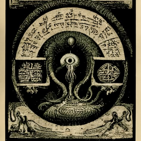 Lovecraftian Symbols, Lovecraftian Horror Aesthetic, Occultist Aesthetic, Occultism Aesthetic, Philosophy Aesthetic Art, Cosmic Horror Aesthetic, Nephilim Aesthetic, Eldritch Horror Aesthetic, Lovecraft Aesthetic