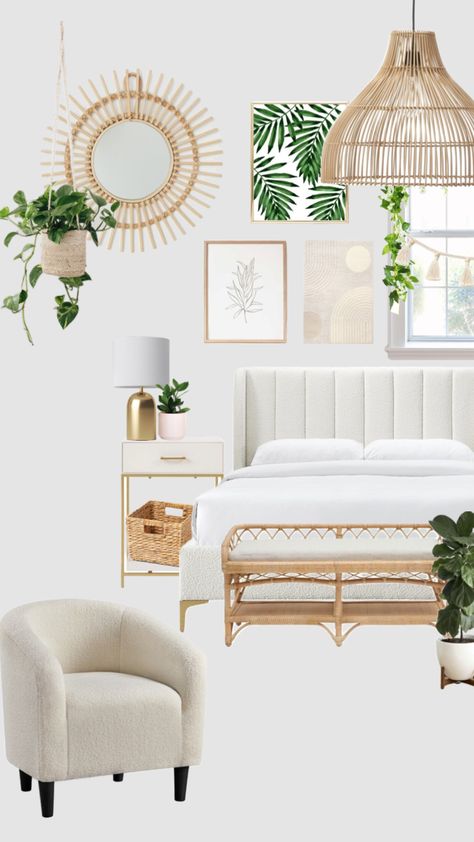 boho room #roominspo #boho Boho Preppy Room, Boho Theme Room, Vanilla Girl Bedroom, Boho Aesthetic Room, Vanilla Girl Room, My Athstetic, Vanilla Room, Apartment Room Decor, Bedroom Wishlist