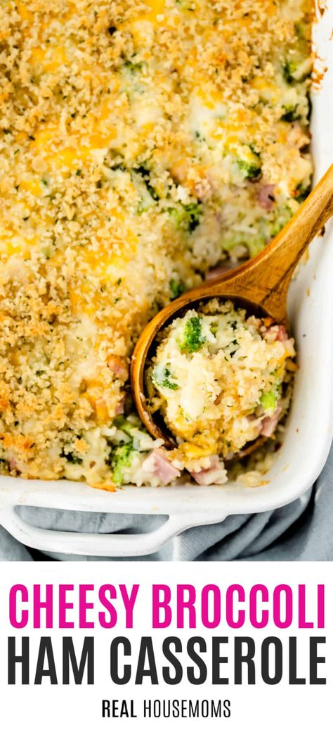 Broccoli Ham Casserole, Leftover Ham Recipes Casseroles, Leftover Ham Casserole, Ham Dinner Recipes, Ham And Cheese Casserole, Ham Casserole Recipes, Ham Recipes Baked, Cheesy Ham, Broccoli Cheese Casserole