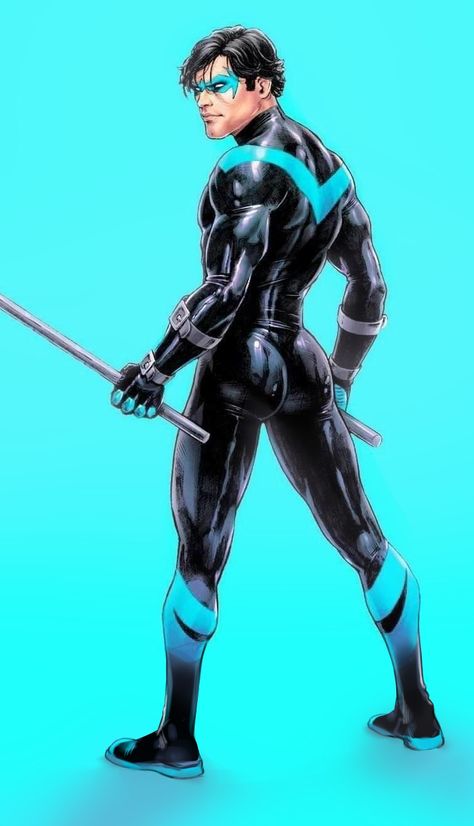 Nightwing Art, Gay Comics, Squat Workout, Dc Comics Artwork, Batman Family, Detective Comics, Superhero Design, Dc Characters, Batman Comics