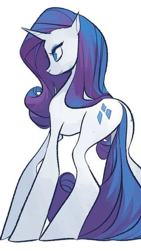 Rarity Fanart Pony, Mlp Drawing Reference, How To Draw Pony, Mlp Art Styles, Rarity Mlp Fanart, How To Draw Ponies, My Little Pony Hairstyles, My Little Pony Redesign, Mlp Infection Au