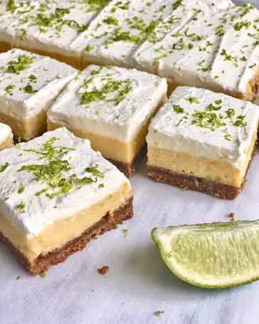 Key Lime Recipes, Key Lime Bars, Key Lime Pie Bars, Popular Desserts Recipes, Lime Desserts, Pie Bar Recipes, Most Popular Desserts, Lime Recipes, Popular Desserts