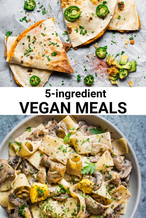 Vegetarian 5 Ingredient Recipes, Rainbow Plant Life, My New Life, Diet Diary, Dinner Vegan, Vegan Style, Easy Vegan Dinner, Veggie Delight, Vegan Main Dishes