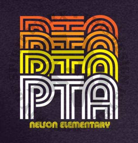 Spirit Wear Designs Elementary, Pta Logo Ideas, Elementary School T Shirt Design Ideas, Retro School Shirts, Elementary School Spirit Wear, School Apparel Ideas, Pta Shirts Elementary Schools, Pta Shirts Design, Pto Shirts Design