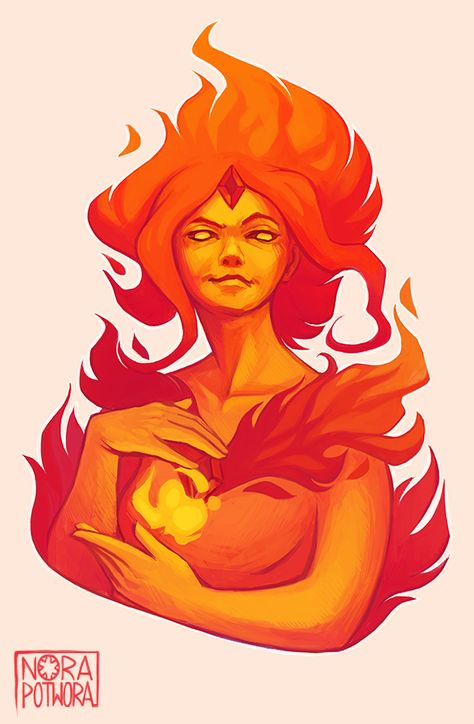 Hair Fire Drawing, Flame Hair Drawing, Fire Woman Drawing, Flame Hair Character Design, Fire Hair Drawing, Fire Hair Illustration, Lava People, Fire Sprite, Kira Yagami