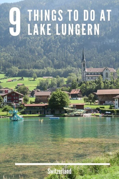 There are so many things to do at Lake Lungern in Switzerland. You can go swimming, cycling, hiking or kayaking. Dundlebach waterfall is another must-see place! Visiting Europe, Hacker Girl, Fellow Travelers, Go Swimming, Destination Ideas, South Tyrol, Interlaken, Travel Blogging, Switzerland Travel