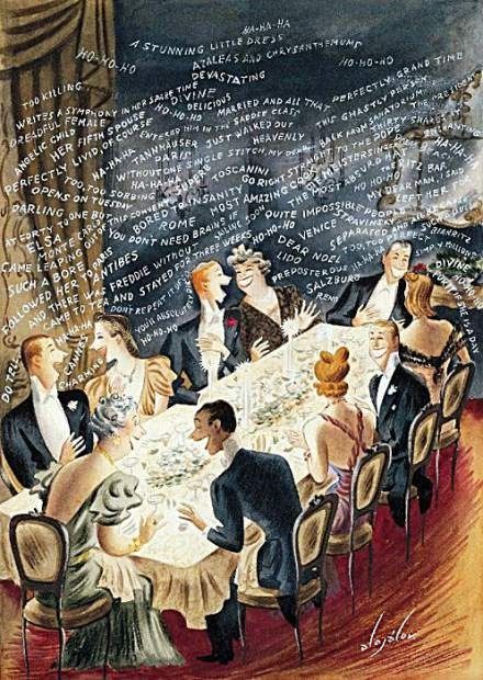 Lark Ascending: The great dinner party | SummitDaily.com High Culture, New Yorker Cover, Hiking Winter, New Yorker Covers, Vintage Illustration Art, World One, Music Event, Ethereal Beauty, The New Yorker