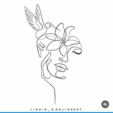 Lady Outline Tattoo, One Line Tattoo, Small Shoulder Tattoos, Face Outline, Line Art Minimalist, Silhouette Tattoos, Tattoo Design Book, Line Art Tattoos, Desenho Tattoo