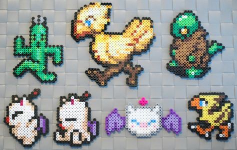 Perler Magnets, Nerdy Perler Beads, Fantasy Craft, Perler Projects, Perler Creations, Nerd Crafts, Melty Bead Patterns, Fuse Bead Patterns, Art Perle