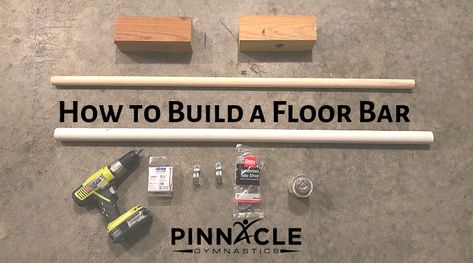 Learn How to Make a Floor Bar That Doesn't Bend Diy Gymnastics Bar, Diy Gymnastics Equipment, Gymnastics Bars For Home, Gymnastics Bars, Gymnastics Handstand, Gymnastics Conditioning, Clip Hangers, Workout Sheets, Gymnastics For Beginners