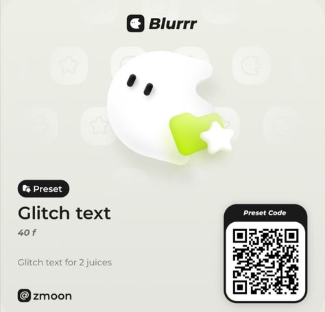 ✧°Códigos de Blurrr°✧ Blur App, Glitch Text, Qr Code, Blur, Coding, Quick Saves