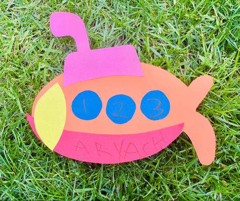 Submarine Craft, Transportation Unit, Paper Craft For Kids, March Themes, Boat Crafts, Transportation Crafts, Preschool Art Projects, March Activities, Week Schedule