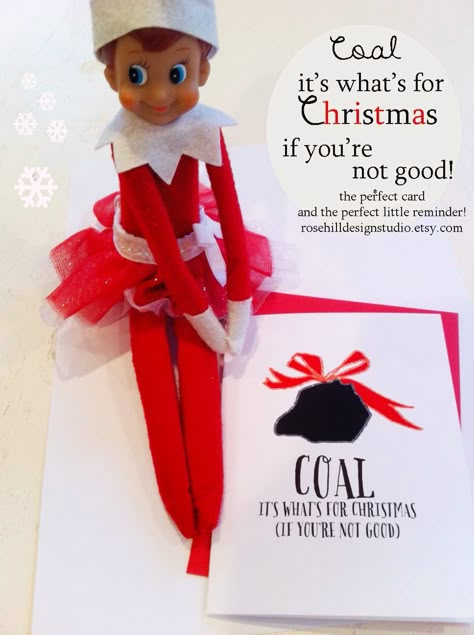 Coal Elf On The Shelf Ideas With Coal, Awesome Elf On The Shelf Ideas, Elf Ideas, Elf On A Shelf, Future Ideas, Elf On The Shelf Ideas, Shelf Ideas, On The Shelf, Elf On The Shelf