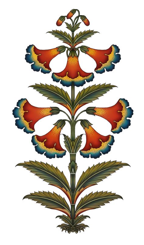 Mughal ,Mughal Flower, Mughal Prints, Mughal Digital Design, Digital Prints, Textile Prints Mughal Prints, Prints Textile, Mughal Flower, Floral Print Background, Hd Flowers, Mughal Art Paintings, Polish Folk Art, Botanical Flower Art, Indian Art Gallery