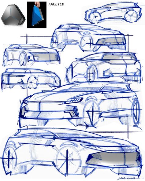 Transportation Design Sketch, Automotive Sketch, Car Sketching, Automobile Sketch, B Arch, Hand Sketches, Car Book, Hatchbacks, Car Design Sketch